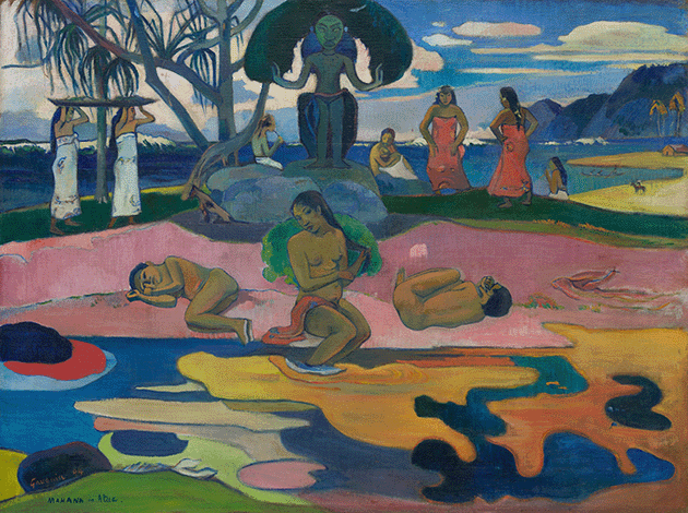 Paul Gauguin, Day of the God (Mahana no Atua), 1894, The Art Institute of Chicago, Illinois. Image: Art Institute of Chicago, Helen Birch Bartlett Memorial Collection, 1926.198